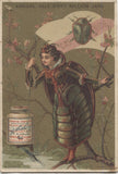 Liebug Company Extract of Meat Antique Trade Card - 2.75" x 4.25"
