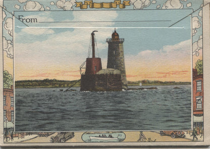 Portsmouth, New Hampshire Vintage Souvenir Postcard Folder