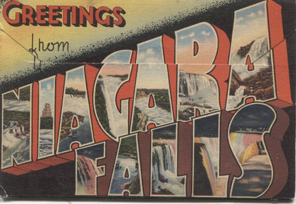 Niagara Falls Vintage Souvenir Postcard Folder