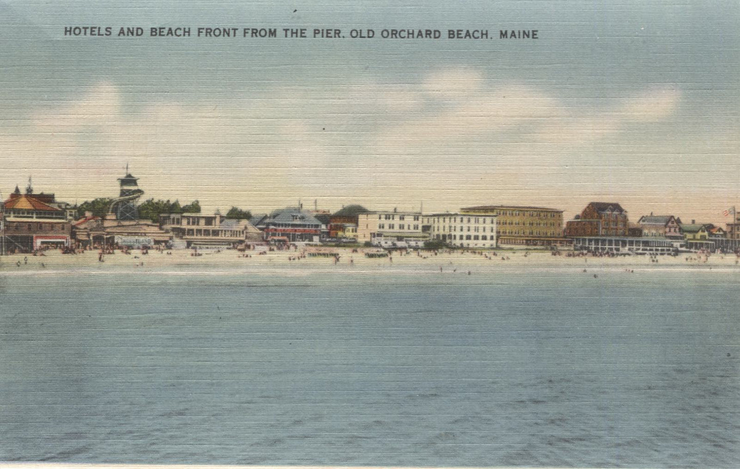 Old Orchard Beach, Maine Vintage Souvenir Postcard Folder