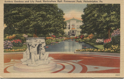 Fairmount Park, Philadelphia, Pennsylvania Vintage Postcard