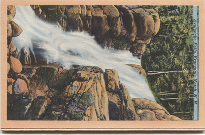 Franconia Notch, White Mountains, New Hampshire Vintage Souvenir Postcard Folder