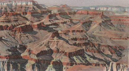 Grand Canyon National Park, Arizona Vintage Souvenir Postcard Folder