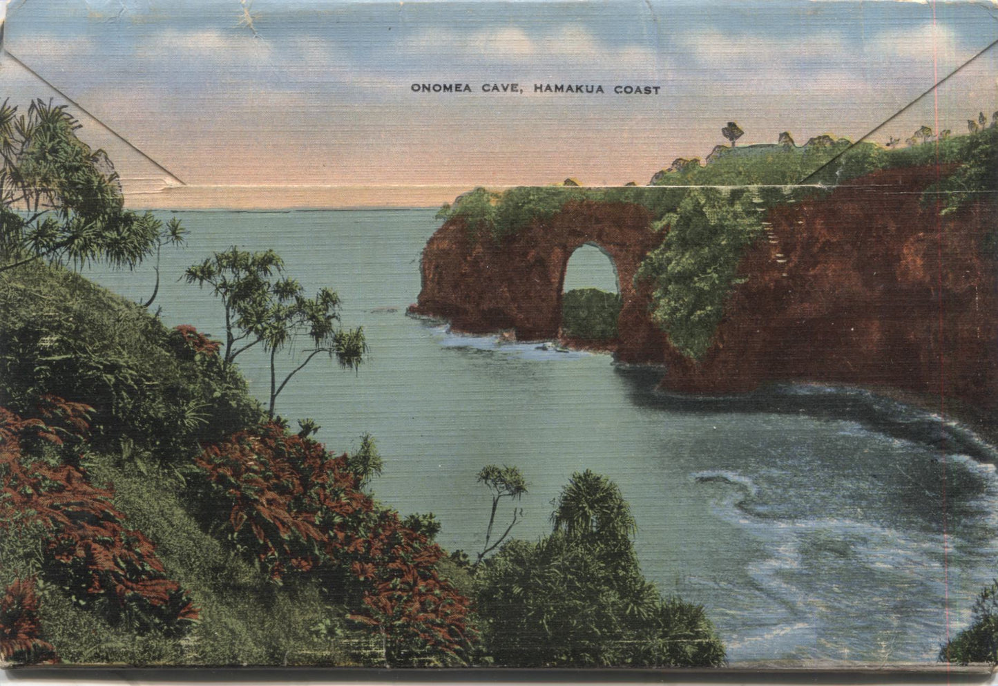 Hawaiian Islands Vintage Souvenir Postcard Folder