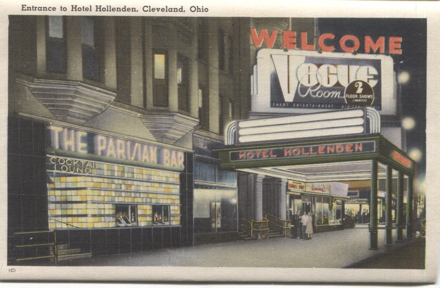 Cleveland, Ohio Vintage Souvenir Postcard Folder