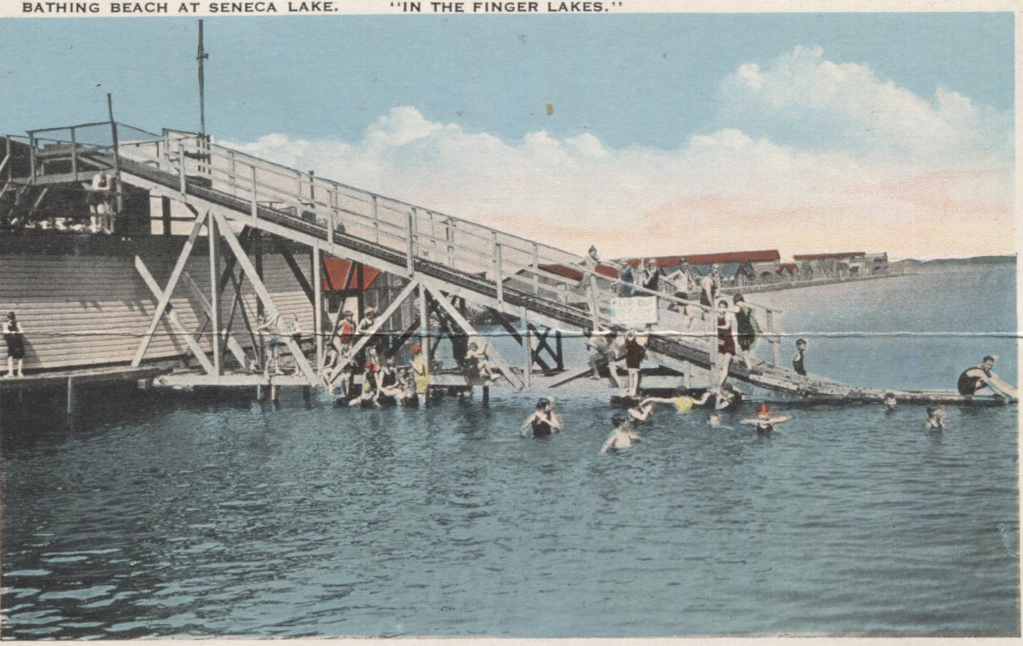 Finger Lakes, New York Vintage Souvenir Postcard Folder