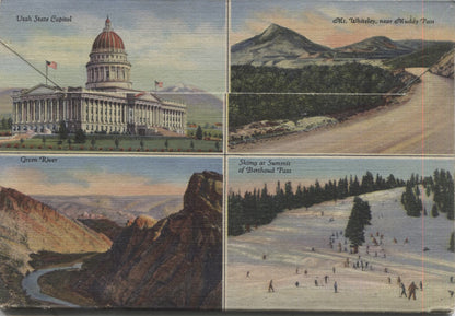 Highway U.S. 40 "The Victory Highway" Vintage Souvenir Postcard Folder