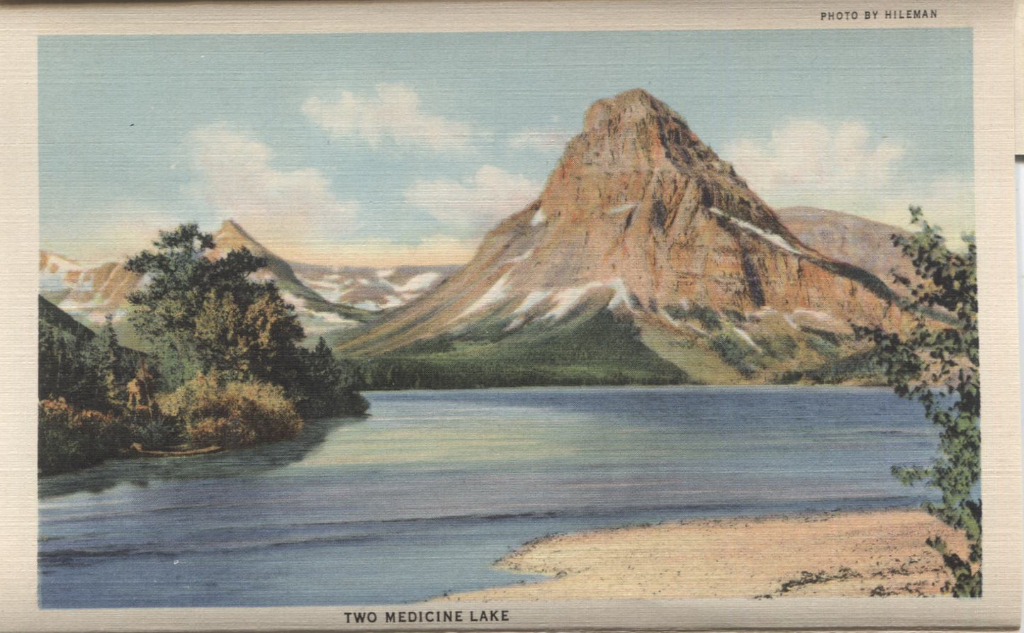 Glacier National Park, Montana Vintage Souvenir Postcard Folder