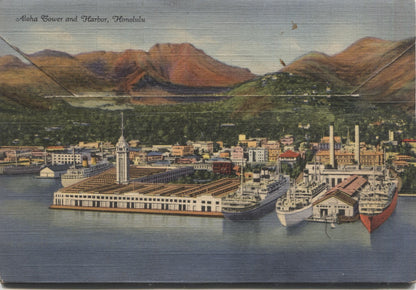 Hawaiian Islands "Aloha" Vintage Souvenir Postcard Folder