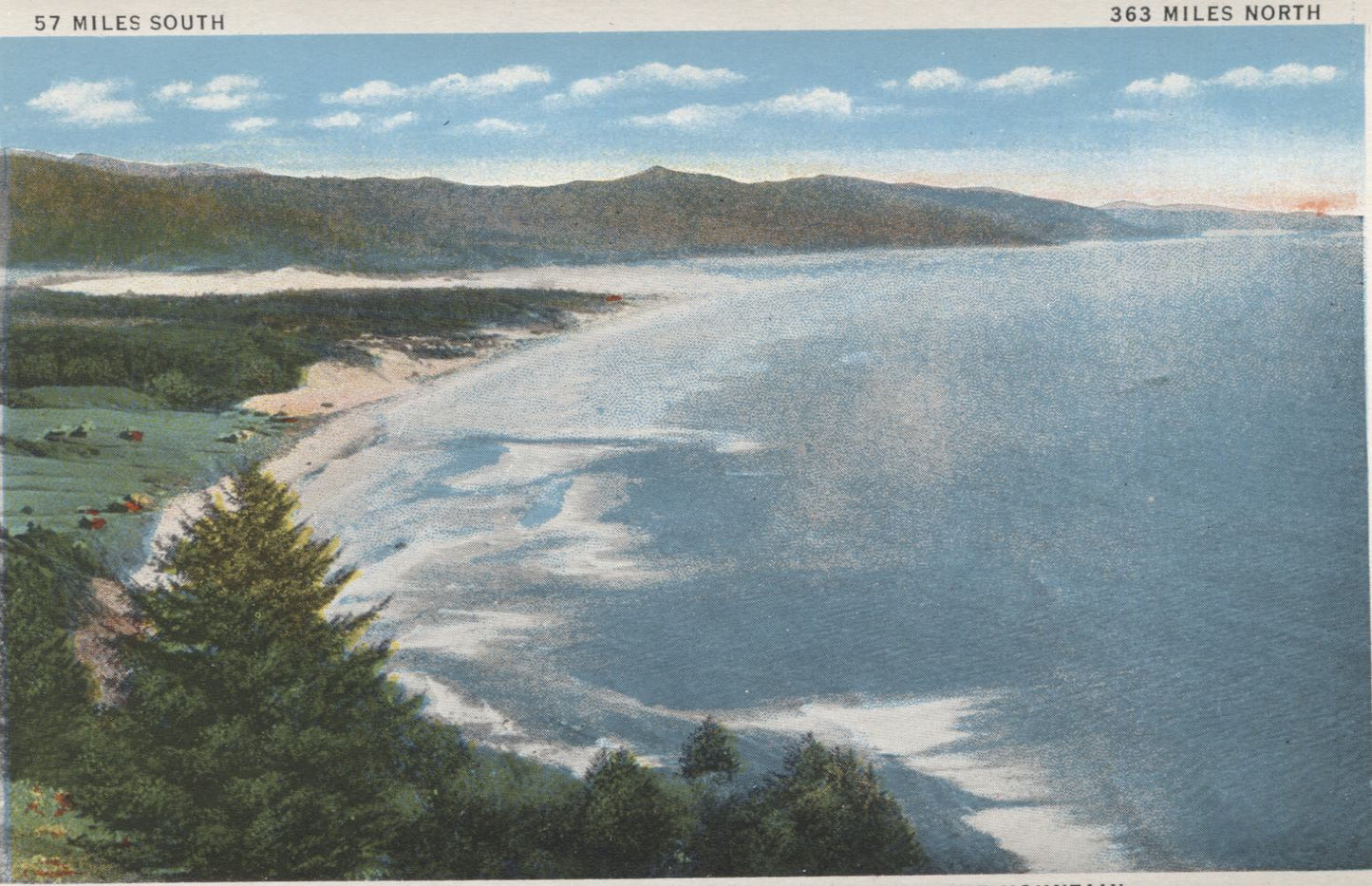 Oregon Coast Highway Vintage Souvenir Postcard Folder
